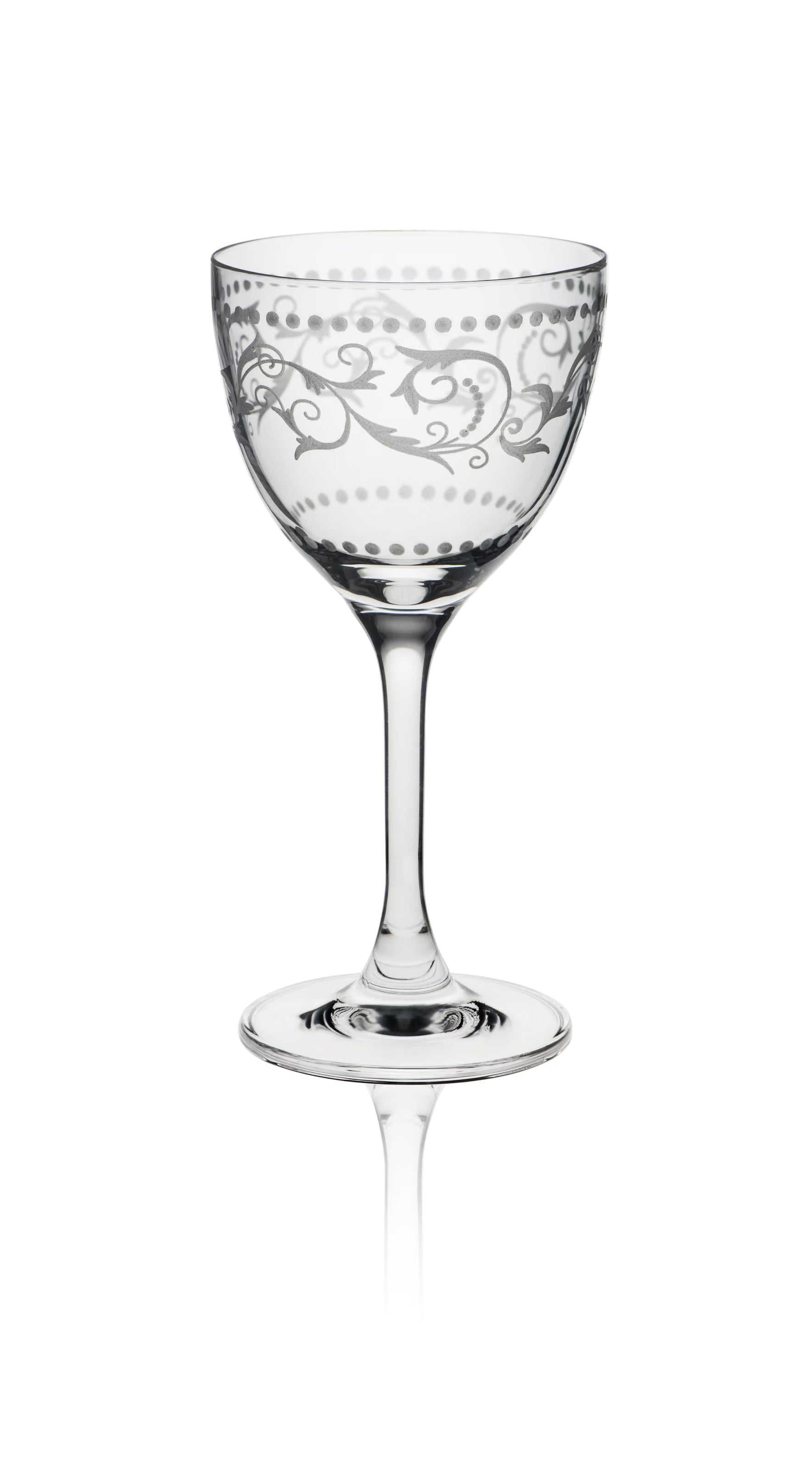 Rona Classic Cocktail Nick & Nora Dots Glass