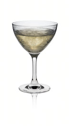 Rona Classic Cocktail Martini / Saucer Champagne Lace Glass