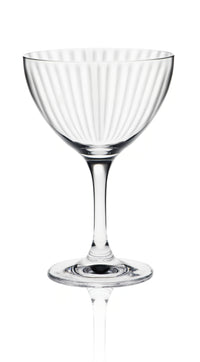 Rona Classic Cocktail Martini / Saucer Champagne Optic Glass