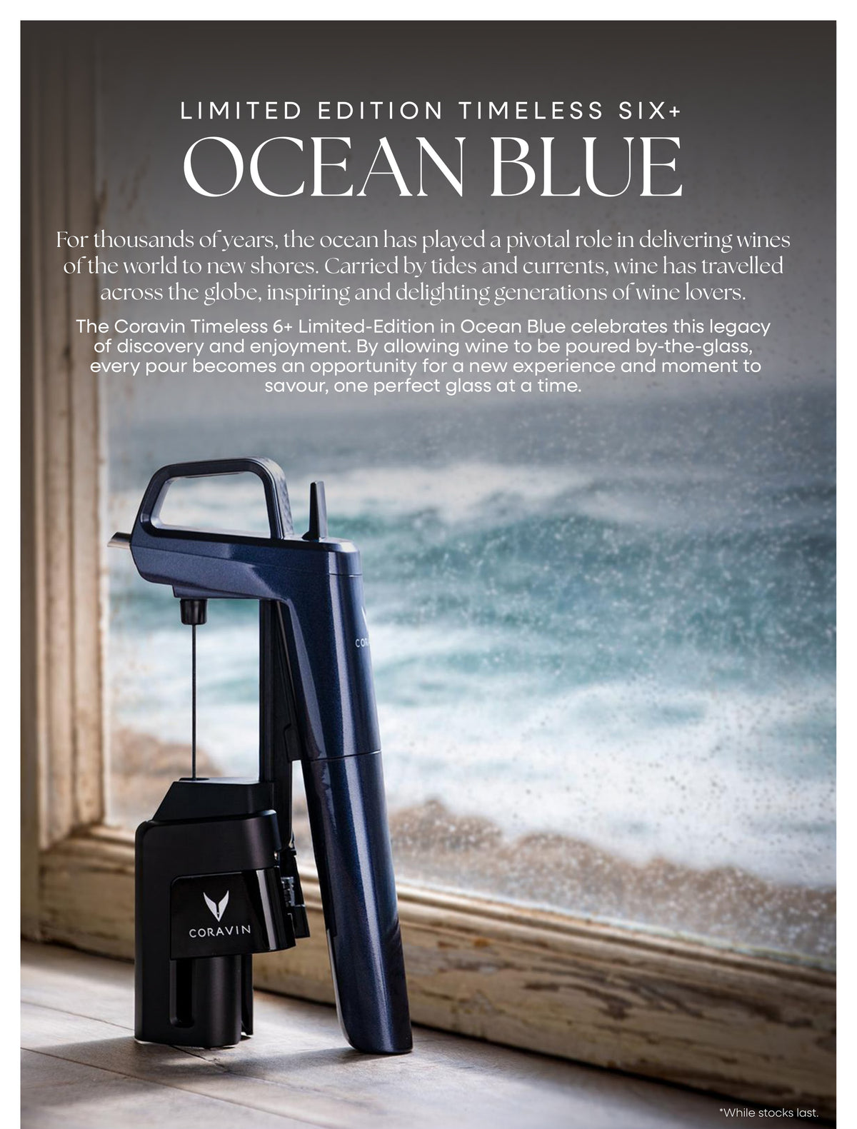 Coravin Timeless Six Plus Special Edition Ocean Blue