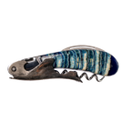 Fontenille Pataud - Magnum Corkscrew - Guilloche Damascus Blue Molar