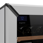 Goguette Medium Wine Cabinet 3-Temperature Glass Door White