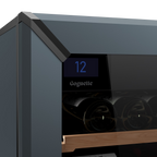 Goguette Medium Wine Cabinet 3-Temperature Glass Door Blue