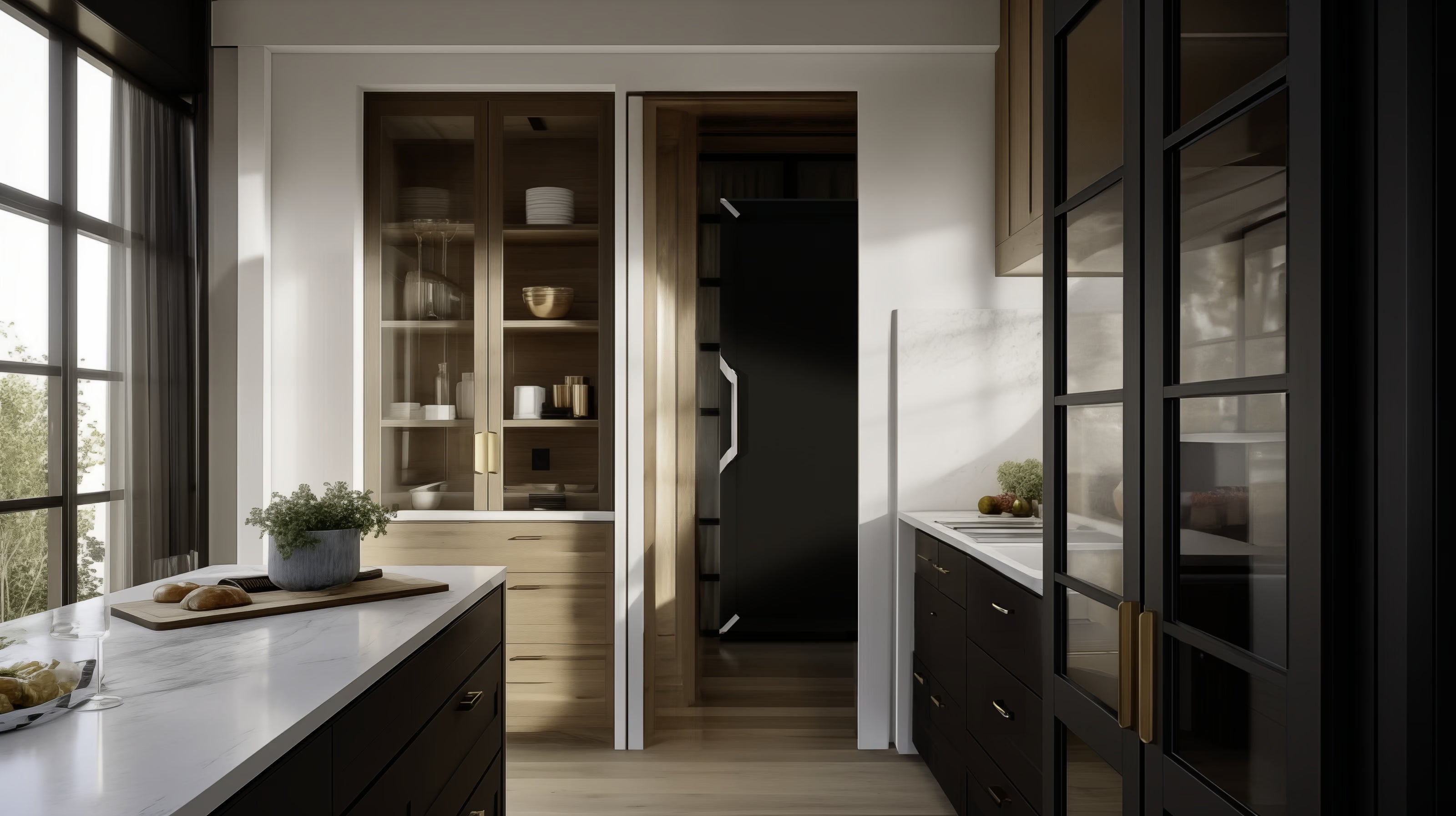 Goguette Large Wine Cabinet 1-Temperature Solid Door Black