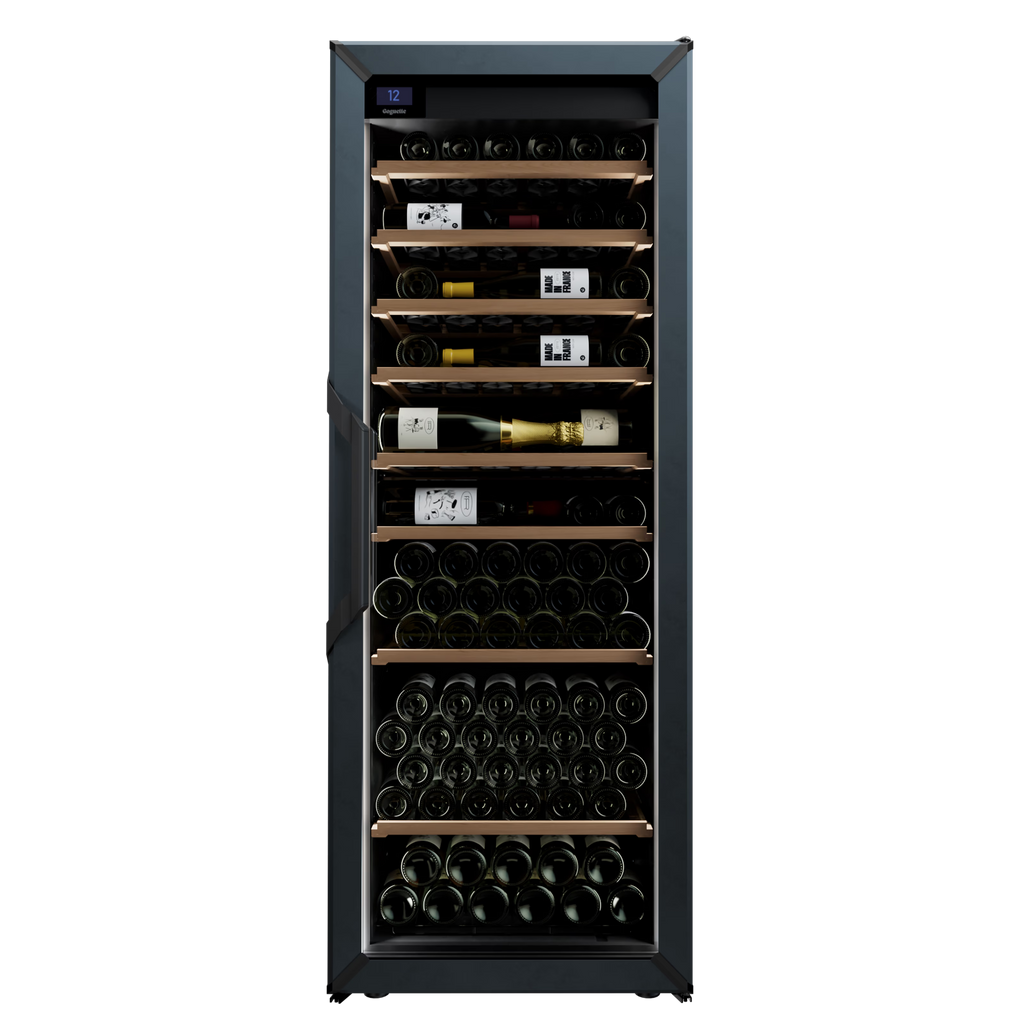 Goguette Large Wine Cabinet 1-Temperature Glass Door Blue