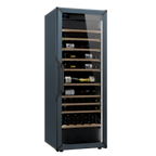 Goguette Large Wine Cabinet 3-Temperature Glass Door Blue