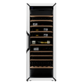 Goguette Large Wine Cabinet 3-Temperature Glass Door White