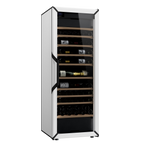 Goguette Large Wine Cabinet 3-Temperature Glass Door White