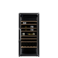 Goguette Medium Wine Cabinet 3-Temperature Glass Door Black