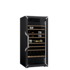 Goguette Medium Wine Cabinet 3-Temperature Glass Door Black