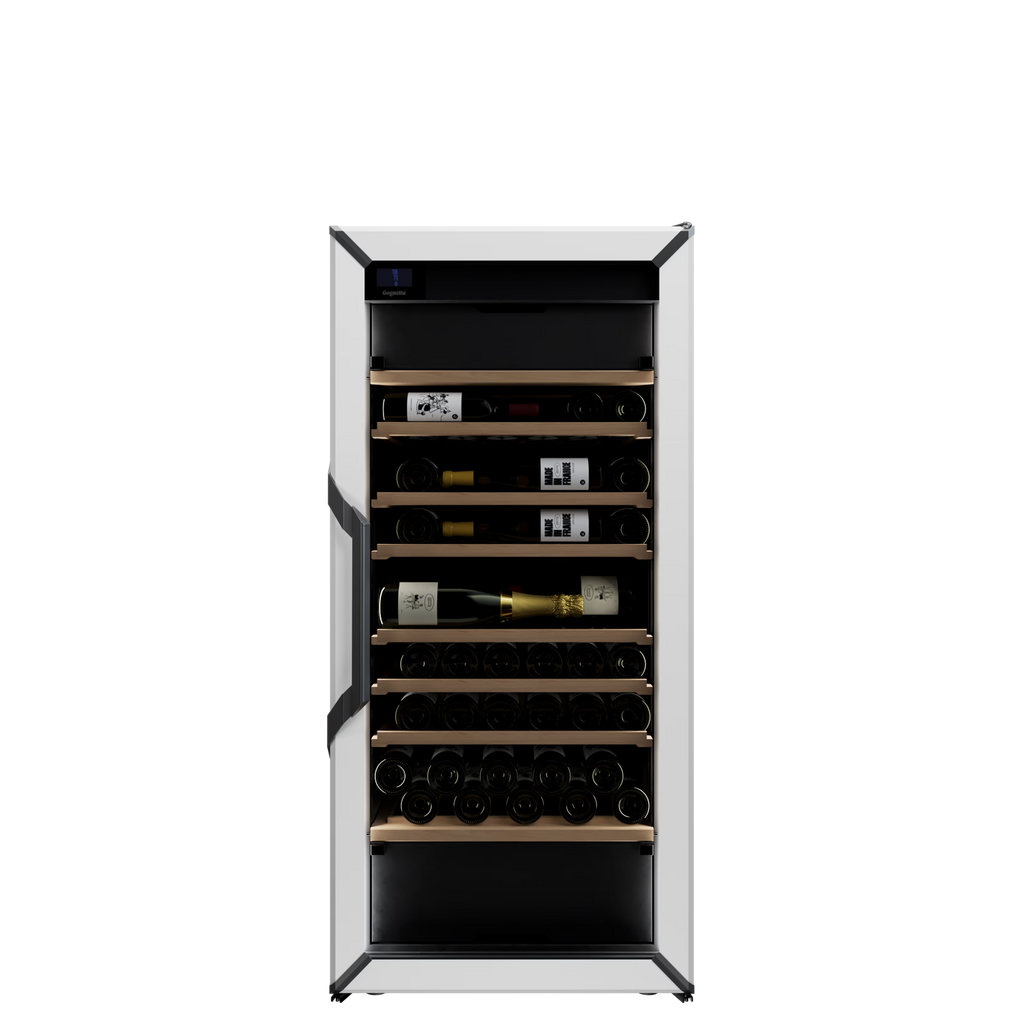 Goguette Medium Wine Cabinet 3-Temperature Glass Door White