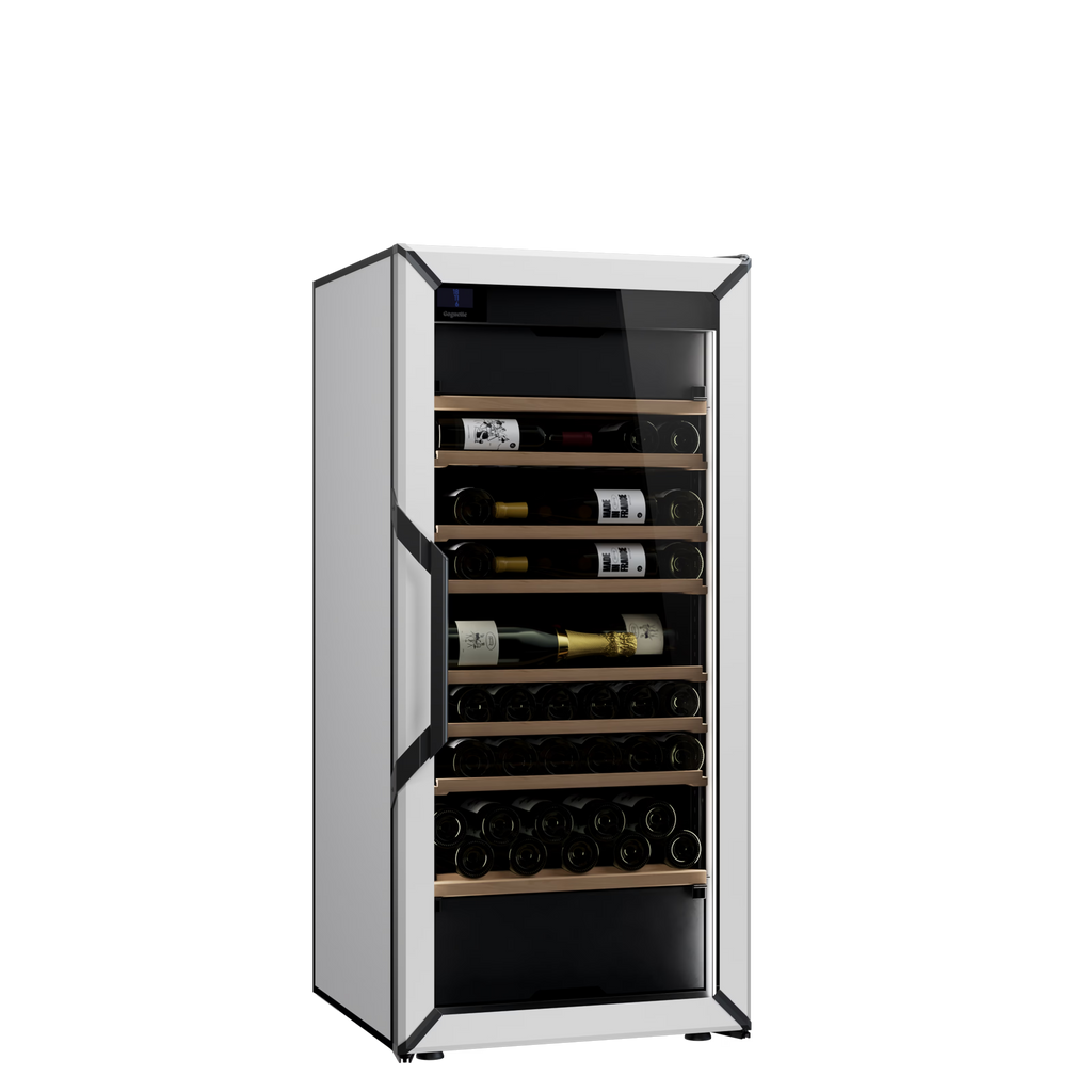Goguette Medium Wine Cabinet 3-Temperature Glass Door White