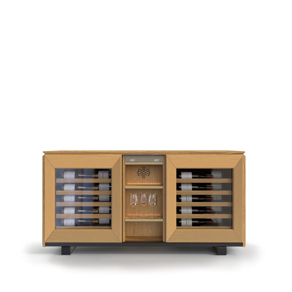 EuroCave Harmonie Multi Zone Wine Cabinet - Light Oak