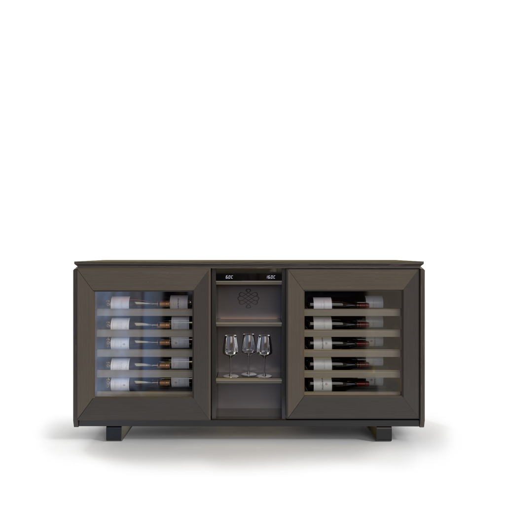 EuroCave Harmonie Multi Zone Wine Cabinet - Brown Smoked