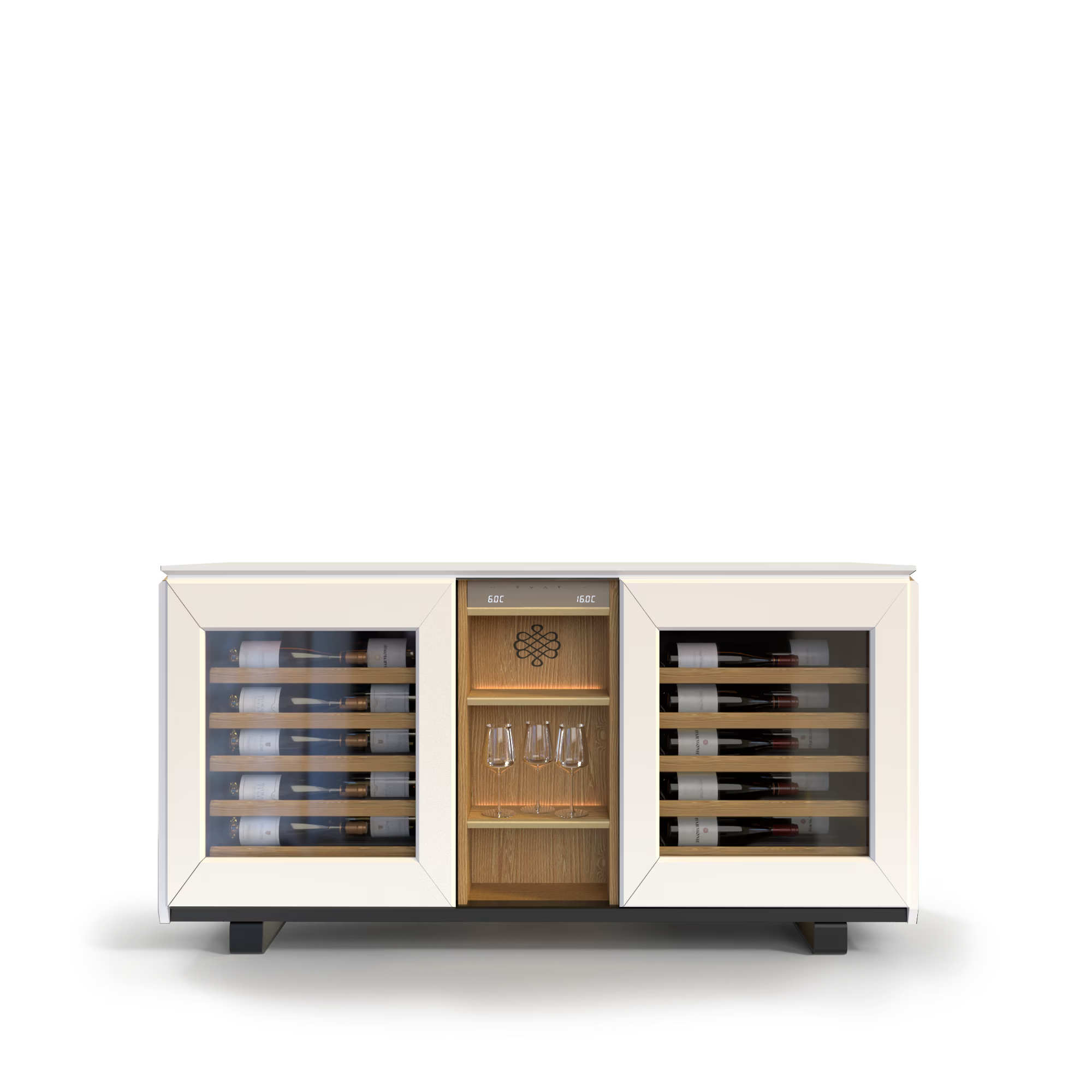 EuroCave Harmonie Multi Zone Wine Cabinet - White