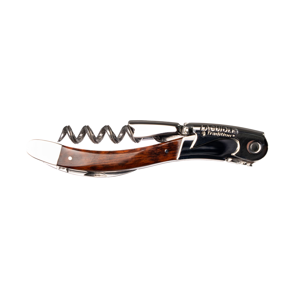 Laguiole Tradition - Double Lever Corkscrew - Amourette Wood