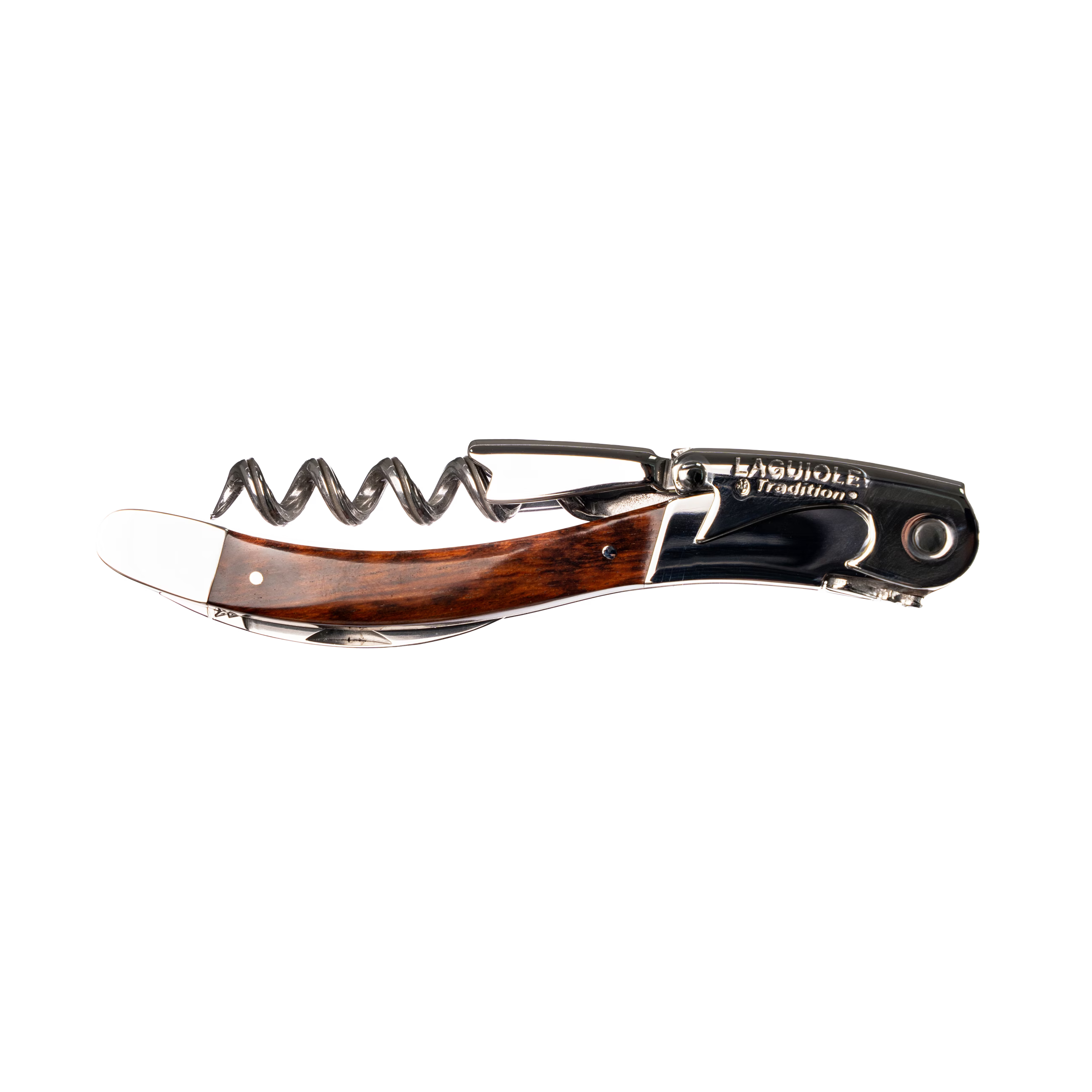 Laguiole Tradition - Double Lever Corkscrew - Amourette Wood