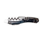 Laguiole Tradition - Double Lever Corkscrew - Blue Stabilized Beech Wood