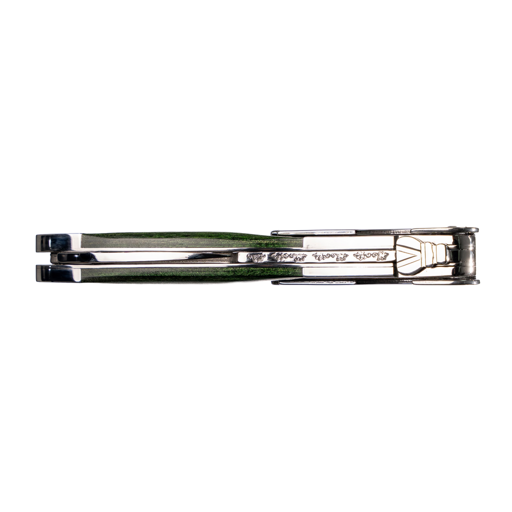 Laguiole Tradition - Double Lever Corkscrew - Green Stamina