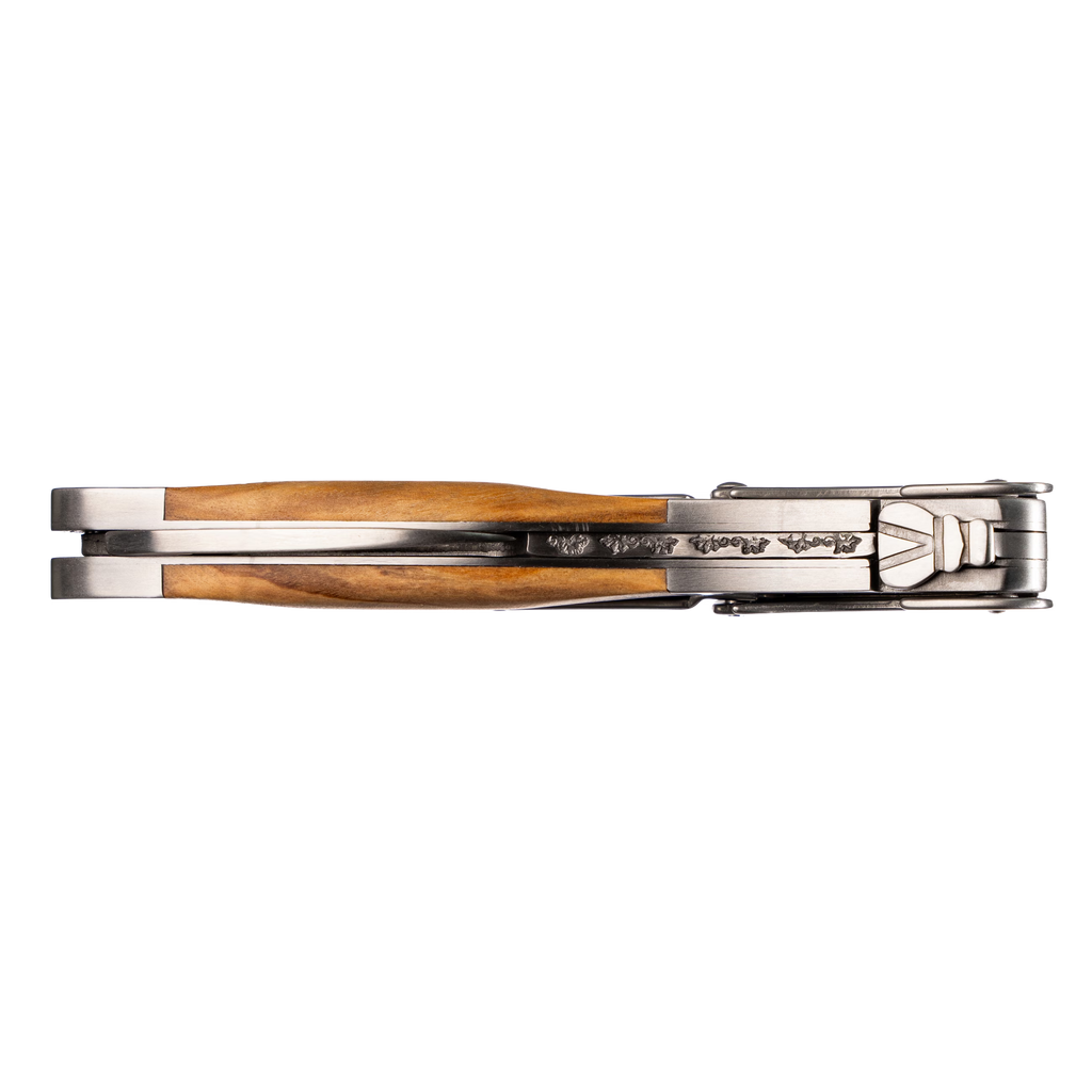 Laguiole Tradition - Double Lever Corkscrew - Olive Wood