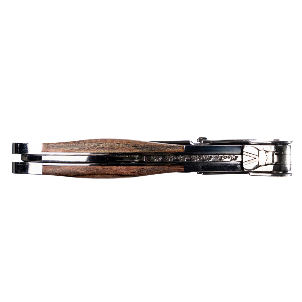 Laguiole Tradition - Double Lever Corkscrew - Pink Stabilized Beech Wood