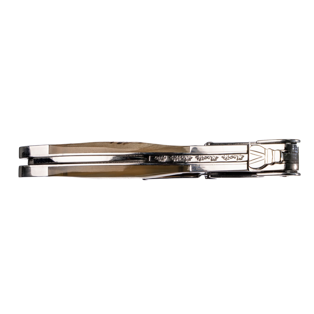 Laguiole Tradition - Double Lever Corkscrew- Levier Ram Horn