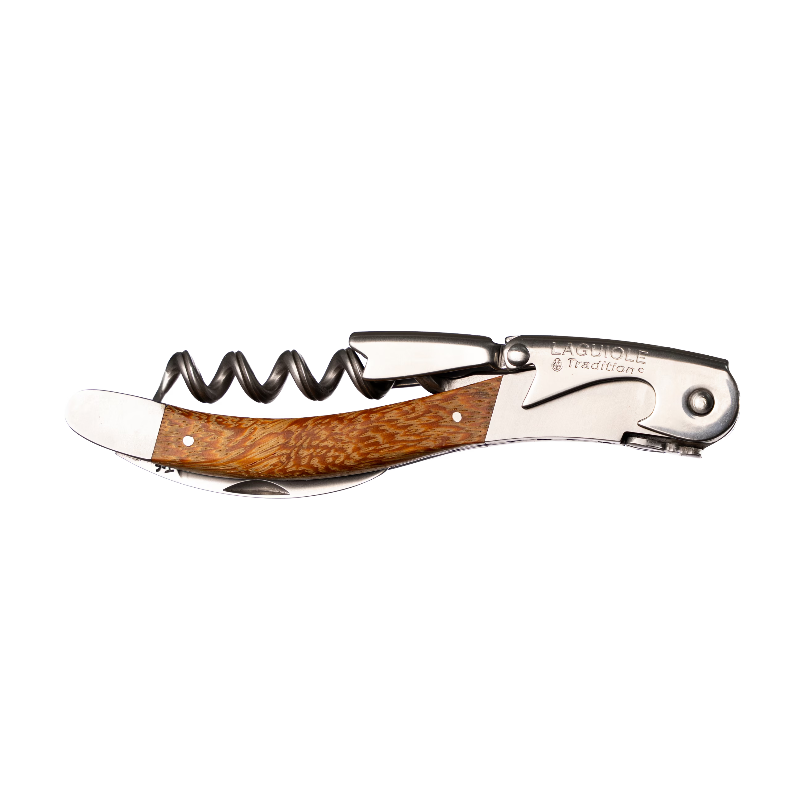 Laguiole Tradition - Double Lever Corkscrew - Serpent Wood