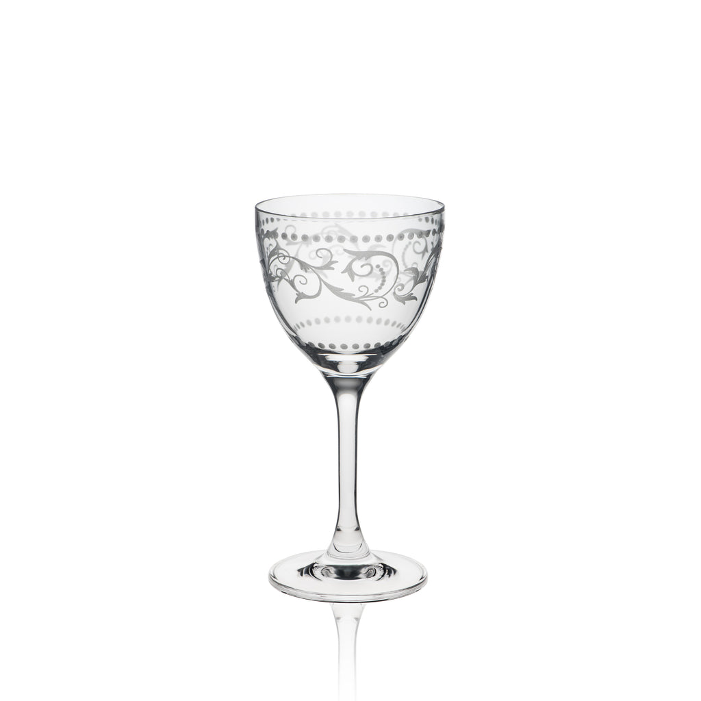 Rona Classic Cocktail Nick & Nora Dots Glass
