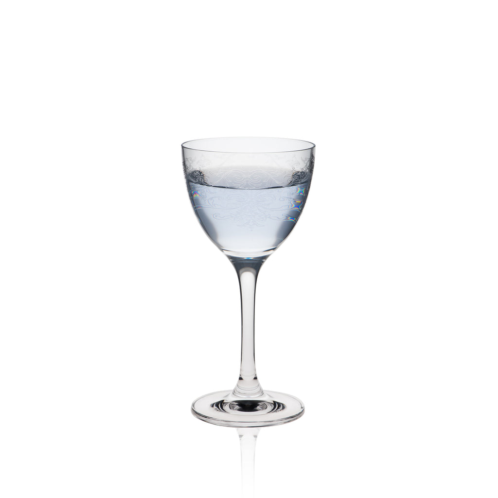 Rona Classic Cocktail Nick & Nora Lace Glass