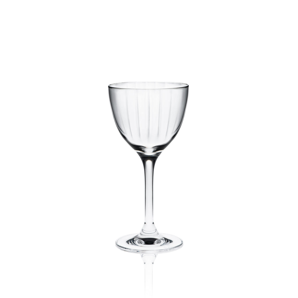 Rona Classic Cocktail Nick & Nora Optic Glass