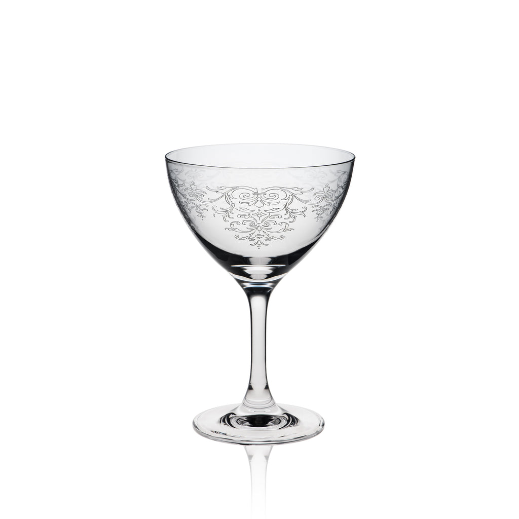 Rona Classic Cocktail Martini Lace Glass
