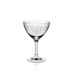 Rona Classic Cocktail Martini Lace Glass