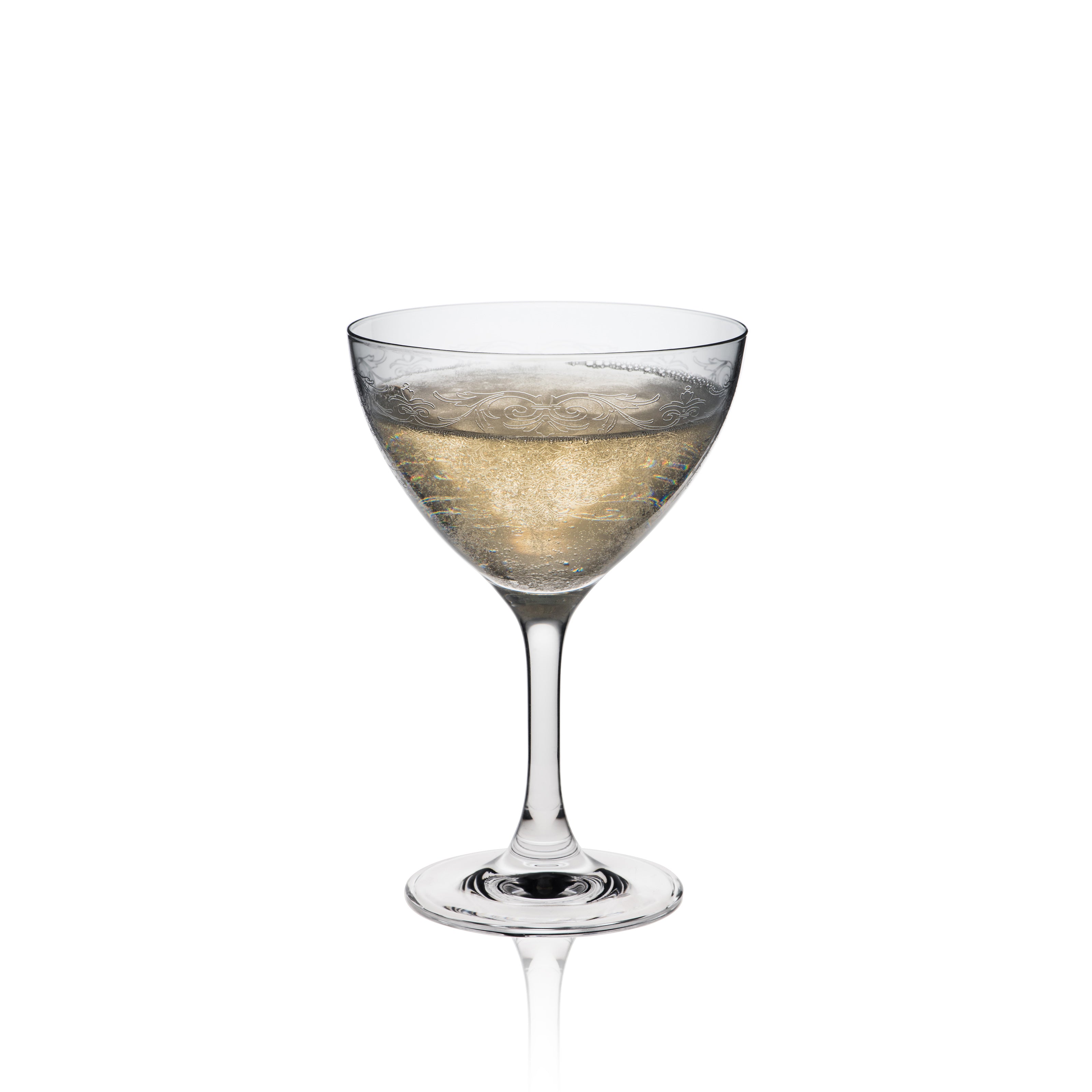 Rona Classic Cocktail Martini Lace Glass