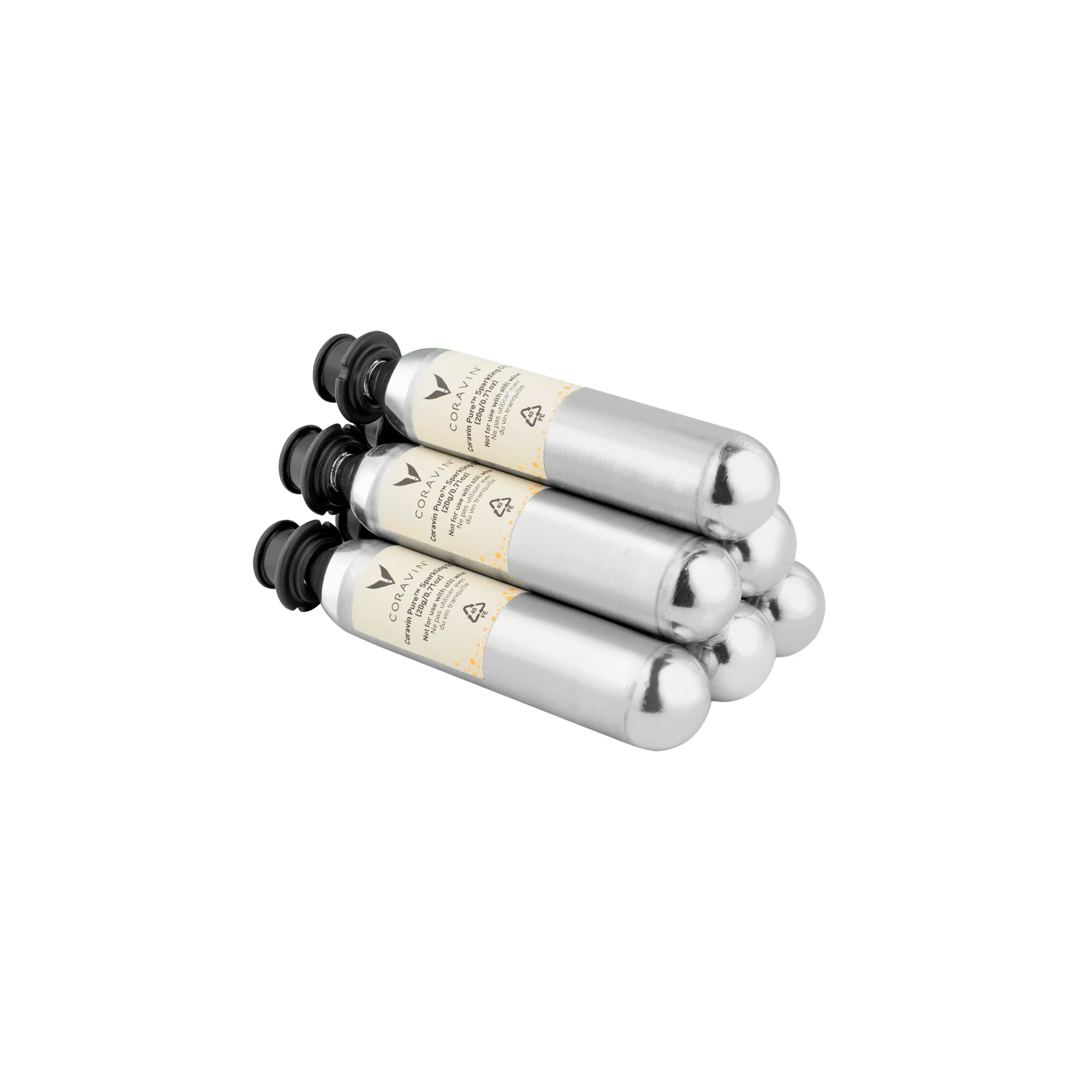 Coravin Pure Sparkling CO2 Capsules (Set of 6)